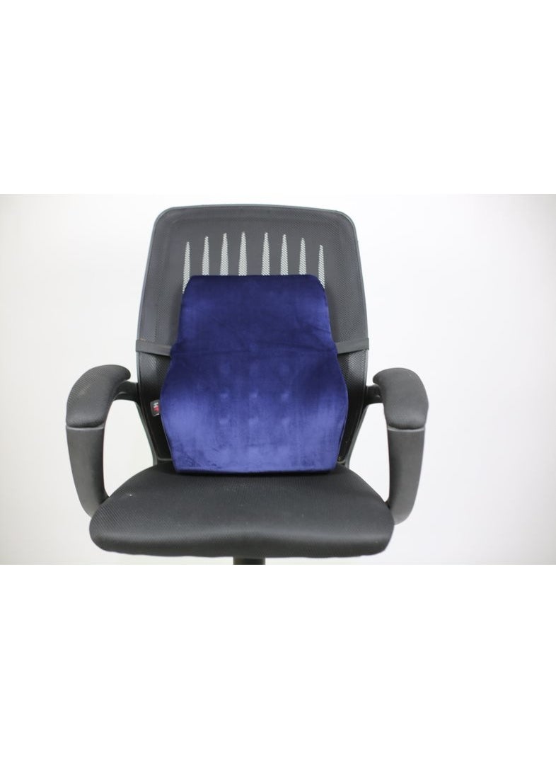 Max Comfort Comfortable orthopedic backrest made of high-density memory foam to support the lumbar vertebrae and promote healthy sitting in the office and car. - Image 4